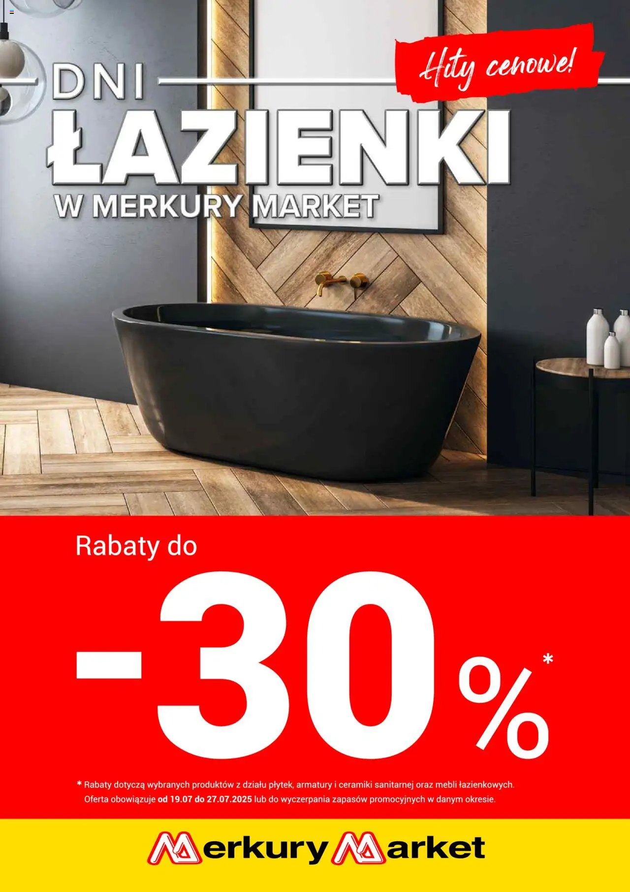 Merkury Market Gazetka - Dni łazienki - strona 1- ważny od 19.07.2025
