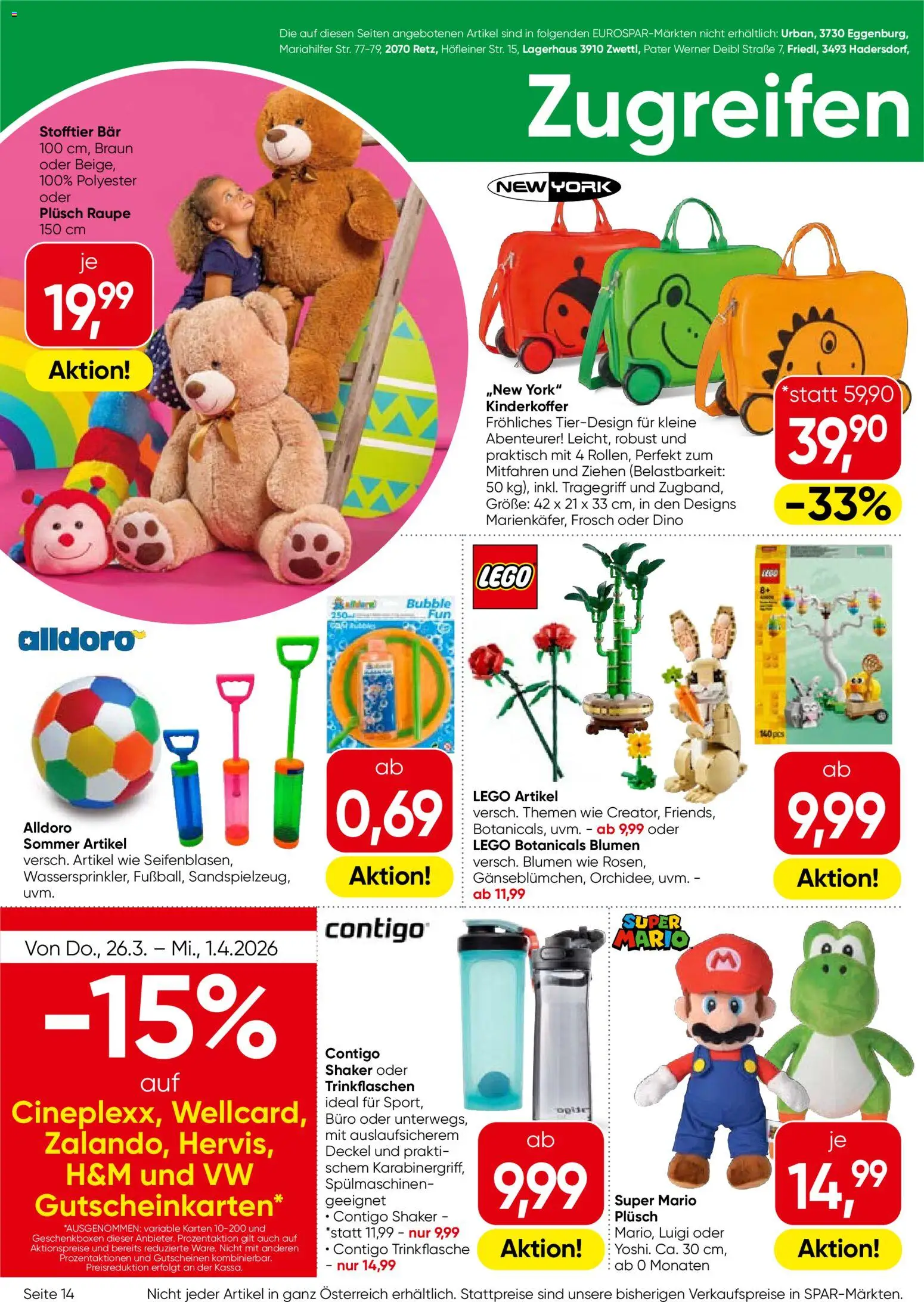 Eurospar Flugblatt - page 14- valid from 26.03.2026