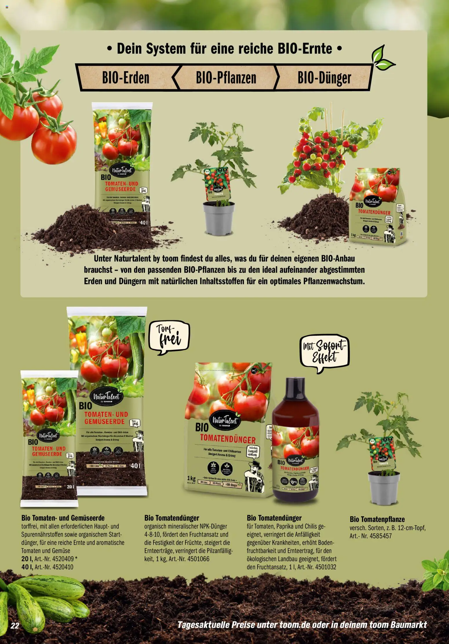 Toom Baumarkt Gewächshäuser & Anzucht 2026 - Seite 22 - gültig ab 01.01.2026