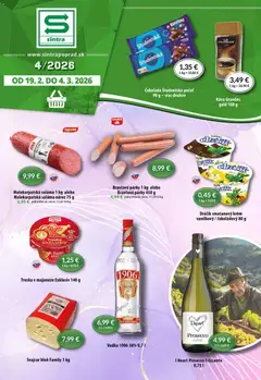 Sintra leták platný od 19.02.2026