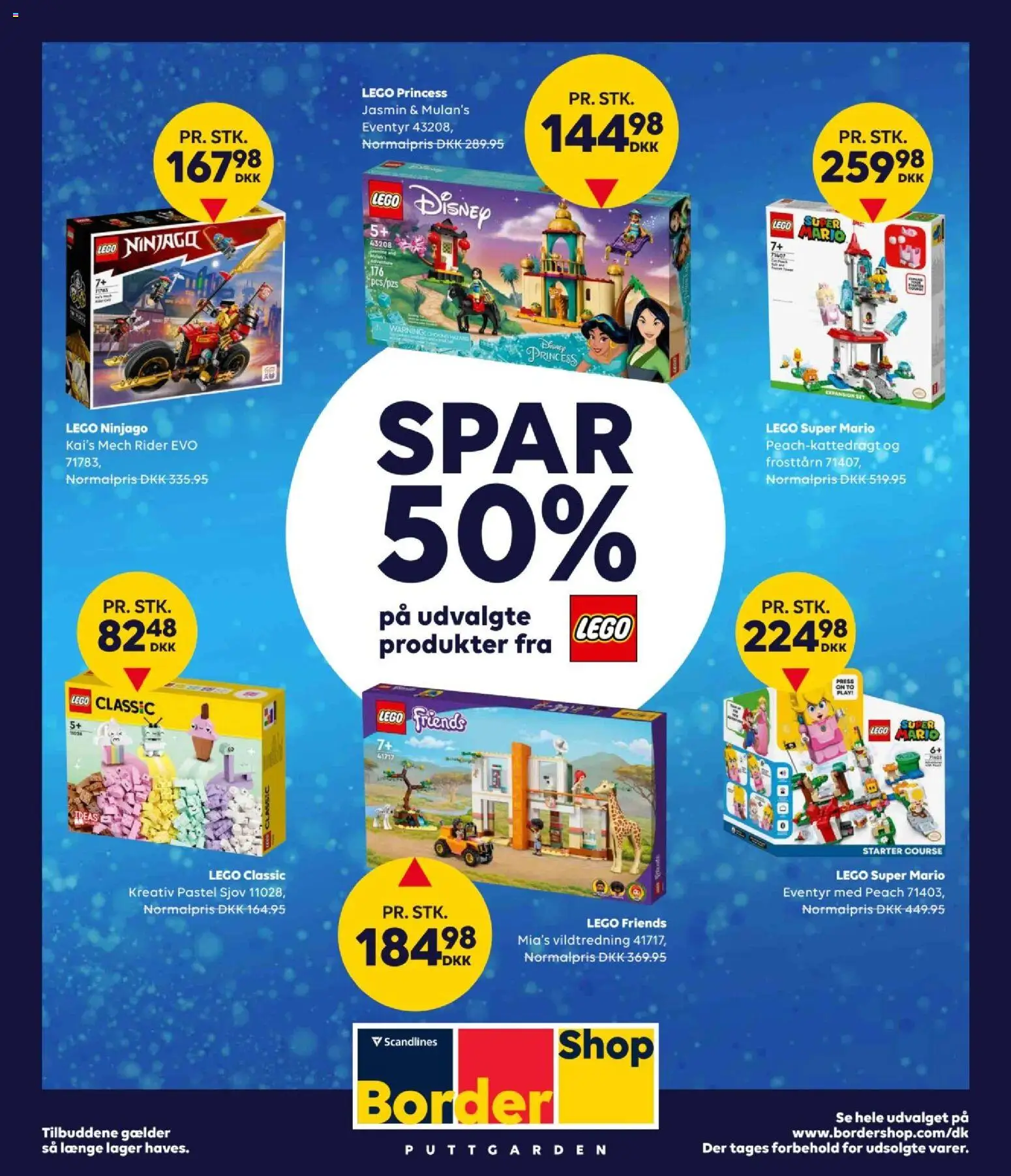 Bordershop - Spar 50% på udvalgte produkter fra LEGO - side 1- gyldig fra 28/10/2025