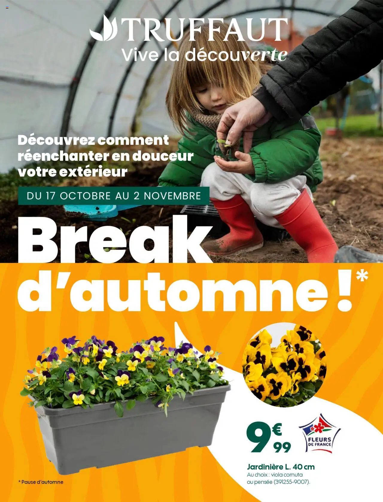 Truffaut catalogue - page 1 - valable à partir du 17/10/2025