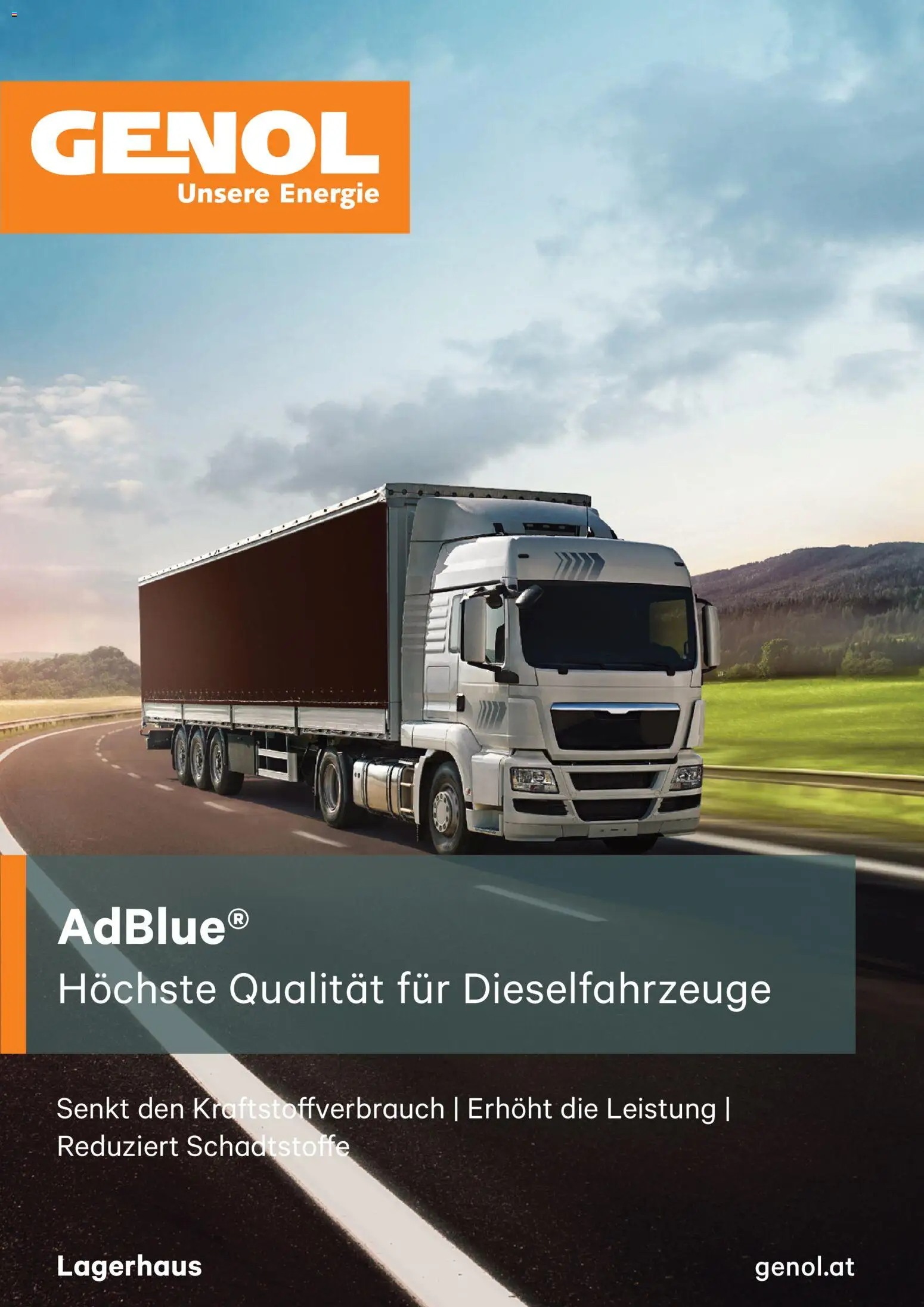 Lagerhaus  GENOL AdBlue - Seite 1- gültig ab 01.01.2026
