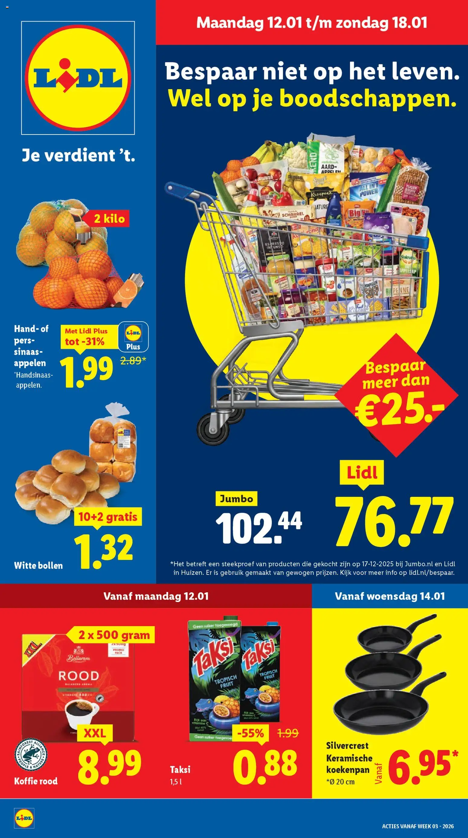 Lidl - Folder week 3 - pagina 1- geldig vanaf 12-01-2026