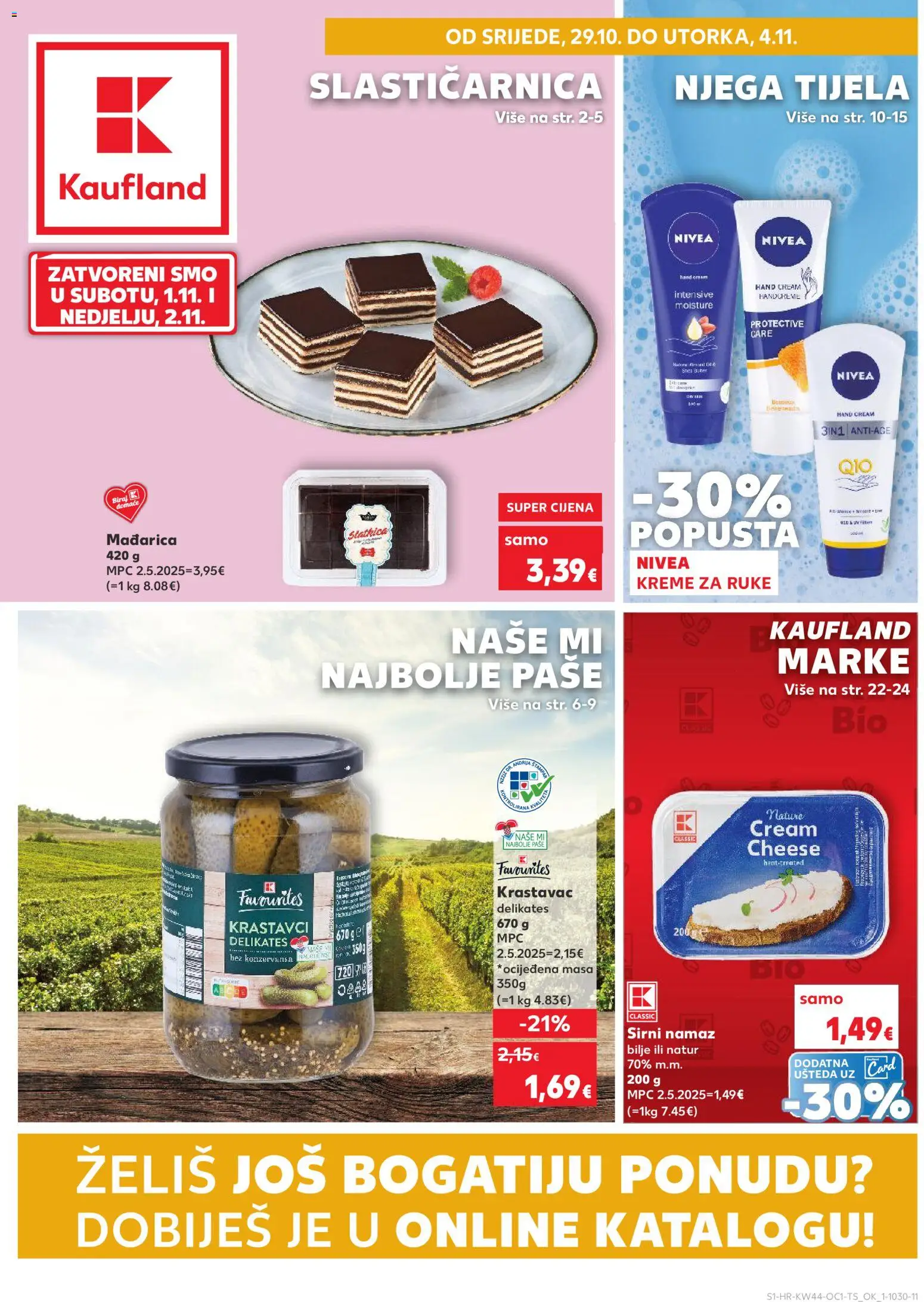 Ponuda Kaufland - stranica 1- važeći od 29.10.2025