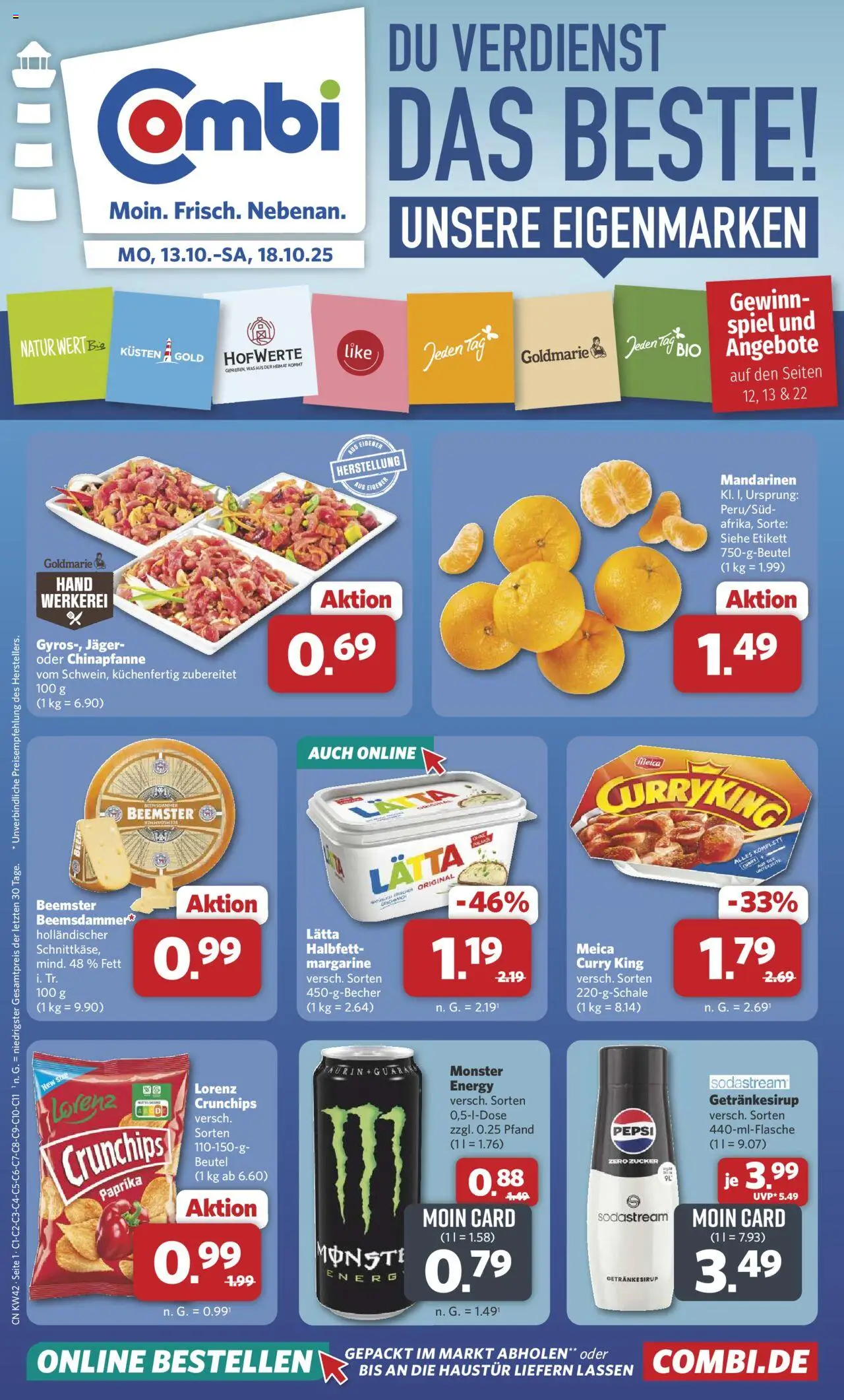 Combi Prospekt 	 - Seite 1 - gültig ab 13.10.2025