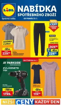 Náhled Lidl leták - Spotřební zboží platný od 21.07.2025