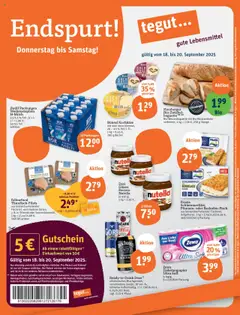 Vorschau Tegut Prospekt gültig ab 15.09.2025