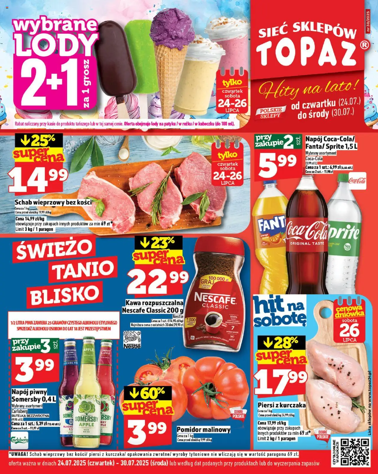 Topaz Gazetka - strona 1- ważny od 24.07.2025