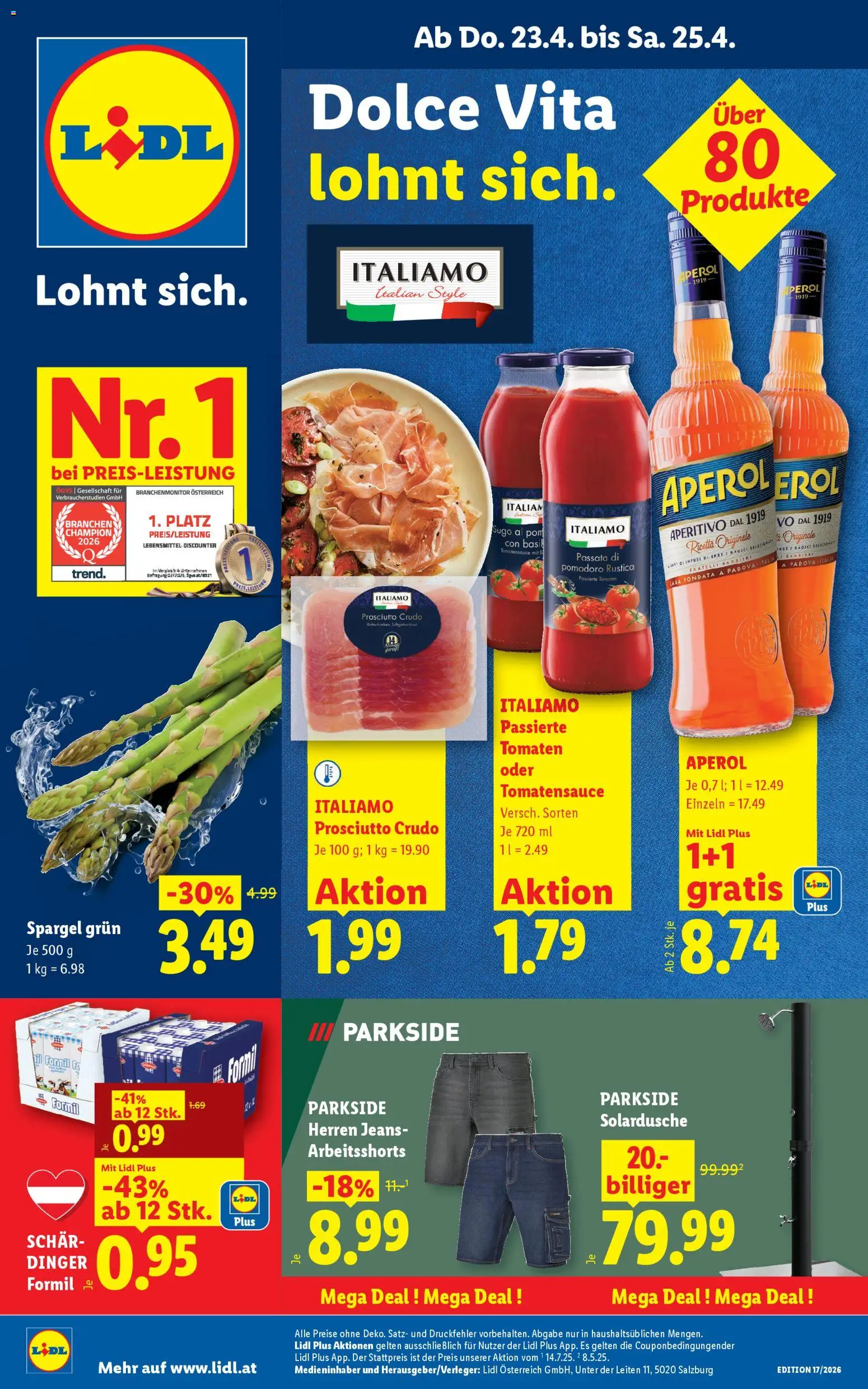 Lidl - Flugblatt - Seite 1- gültig ab 23.04.2026