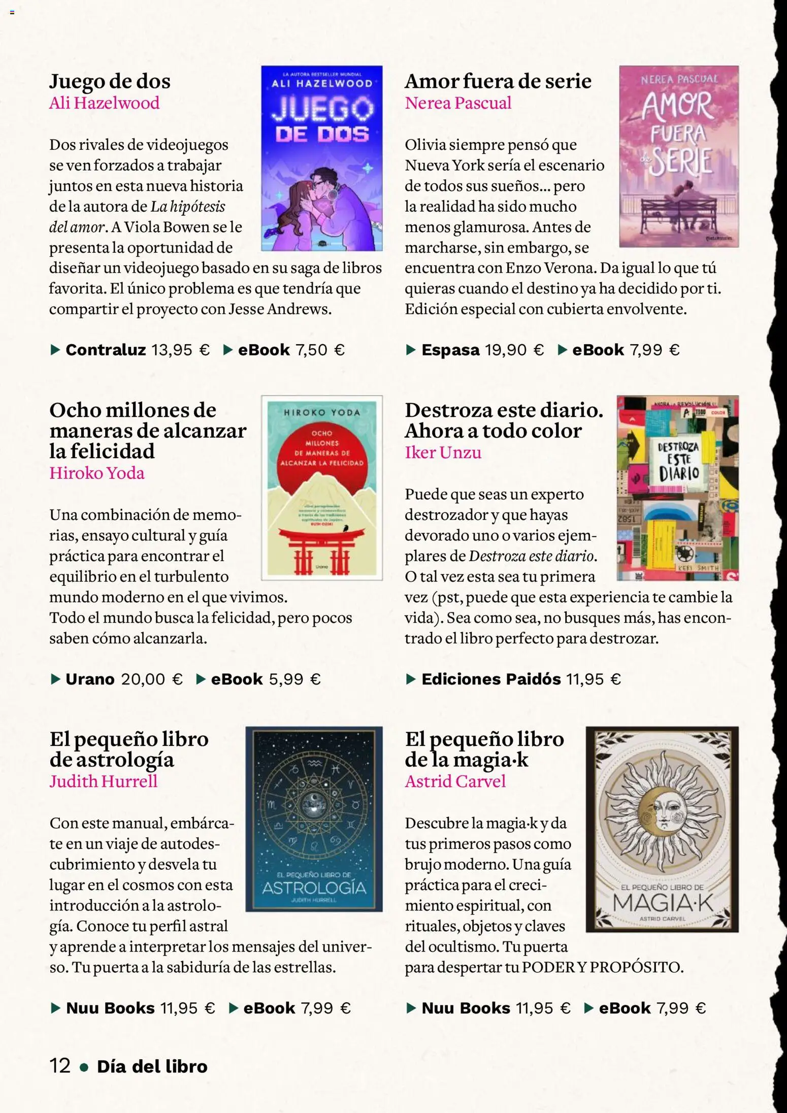 Casa del libro folleto - Página de 12 - Válido desde 01/04/2026