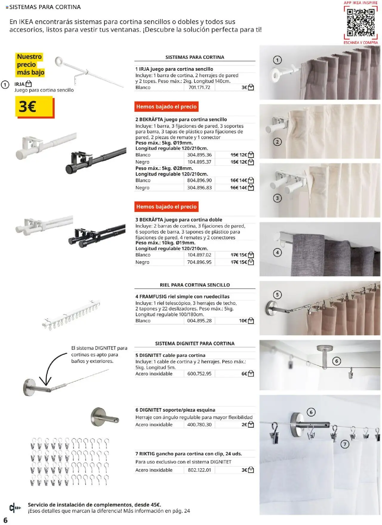 Catálogo IKEA Cortinas - Página de 6 - Válido desde 01/09/2025