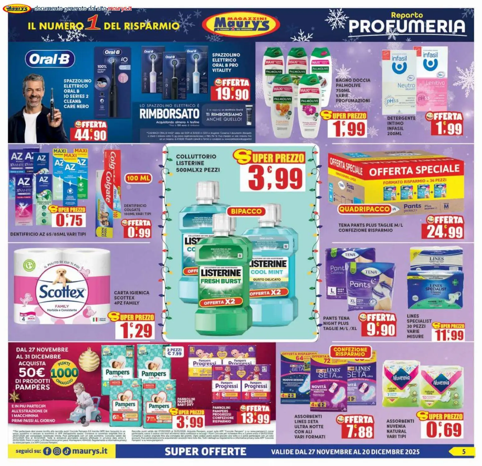 Volantino Maury's	 - pagina 5 - valido dal 27/11/2025