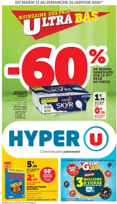 Aperçu Hyper U catalogue valable à partir du 13/01/2026