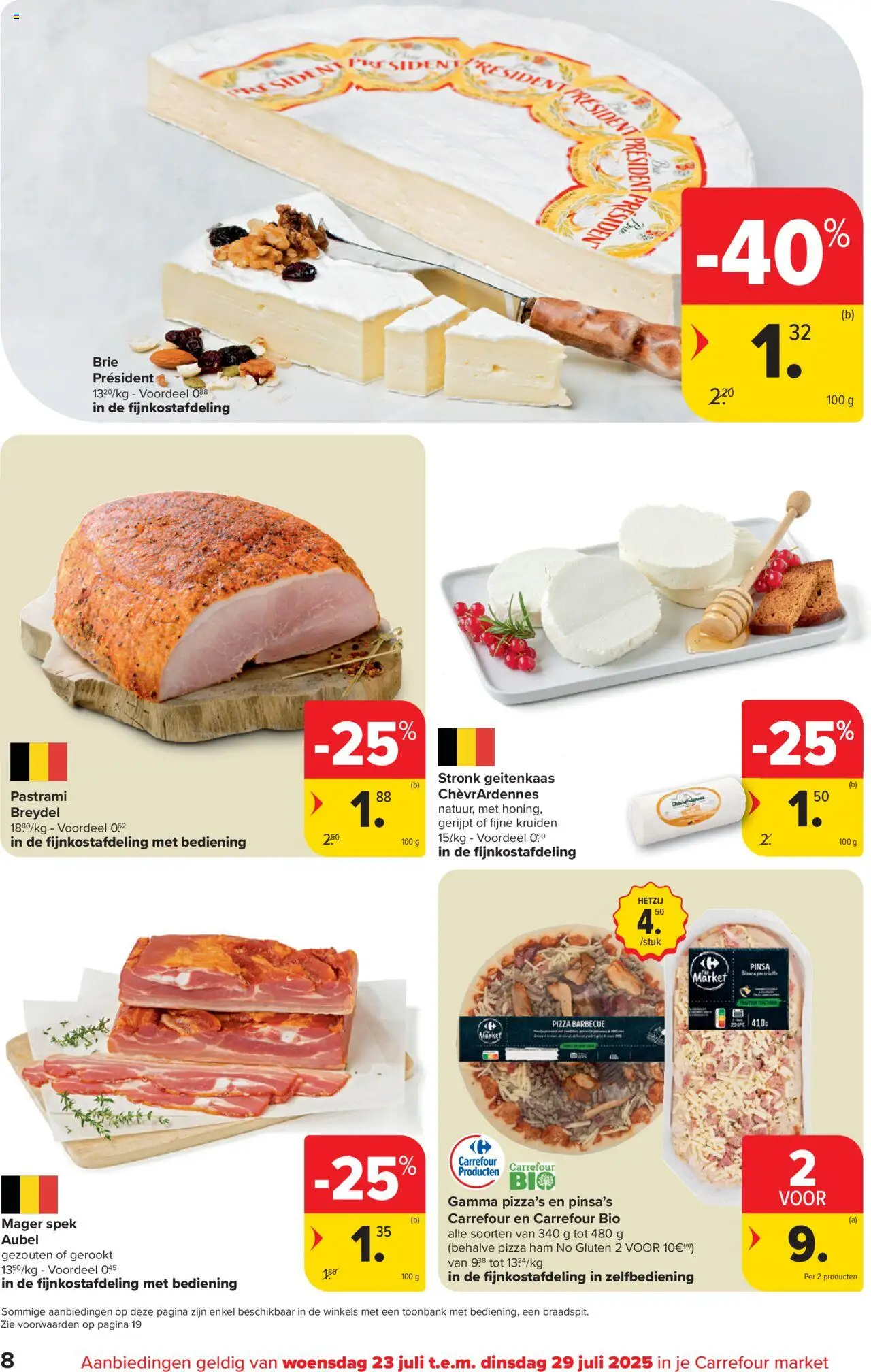 Carrefour - Market Promoties  - pagina 8- geldig vanaf 23/07/2025