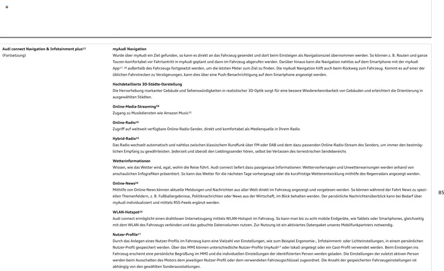 Audi RS 3 Sportback / RS 3 Limousine - Seite 85 - gültig ab 28.10.2025
