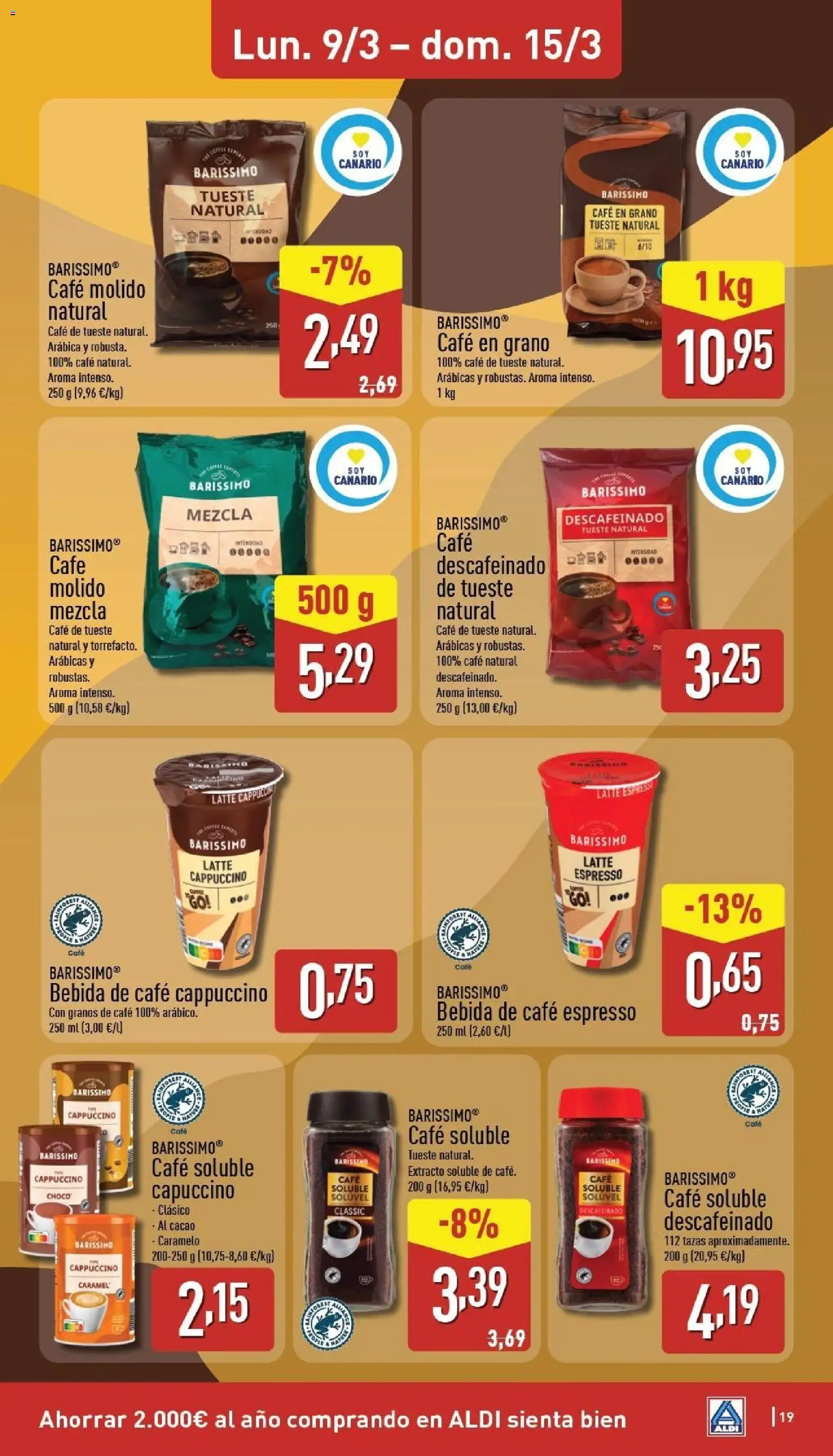 Aldi folleto Canarias - Página de 19 - Válido desde 09/03/2026