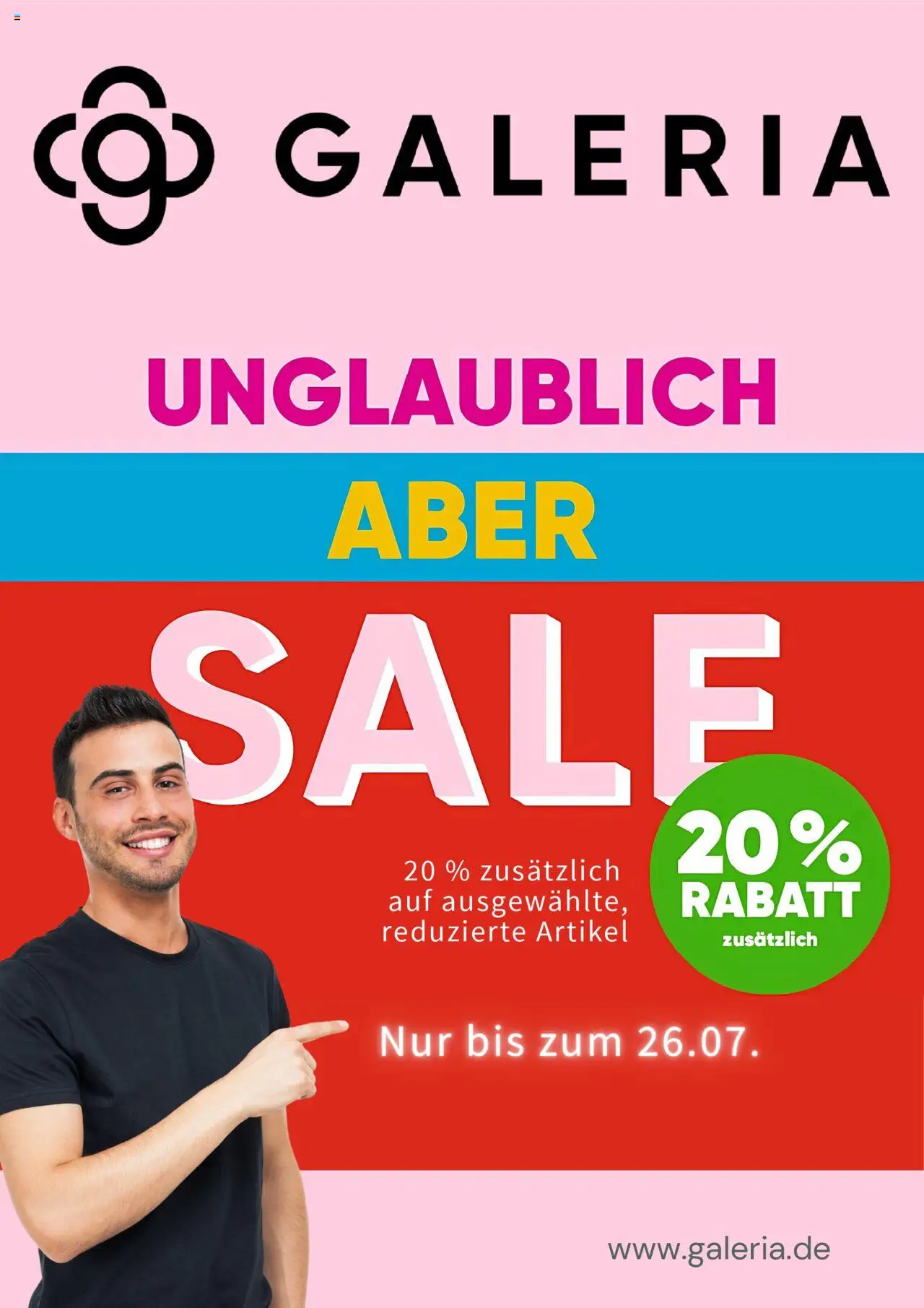 Galeria Karstadt Kaufhof Prospekt 	 - Seite 1 - gültig ab 17.07.2025