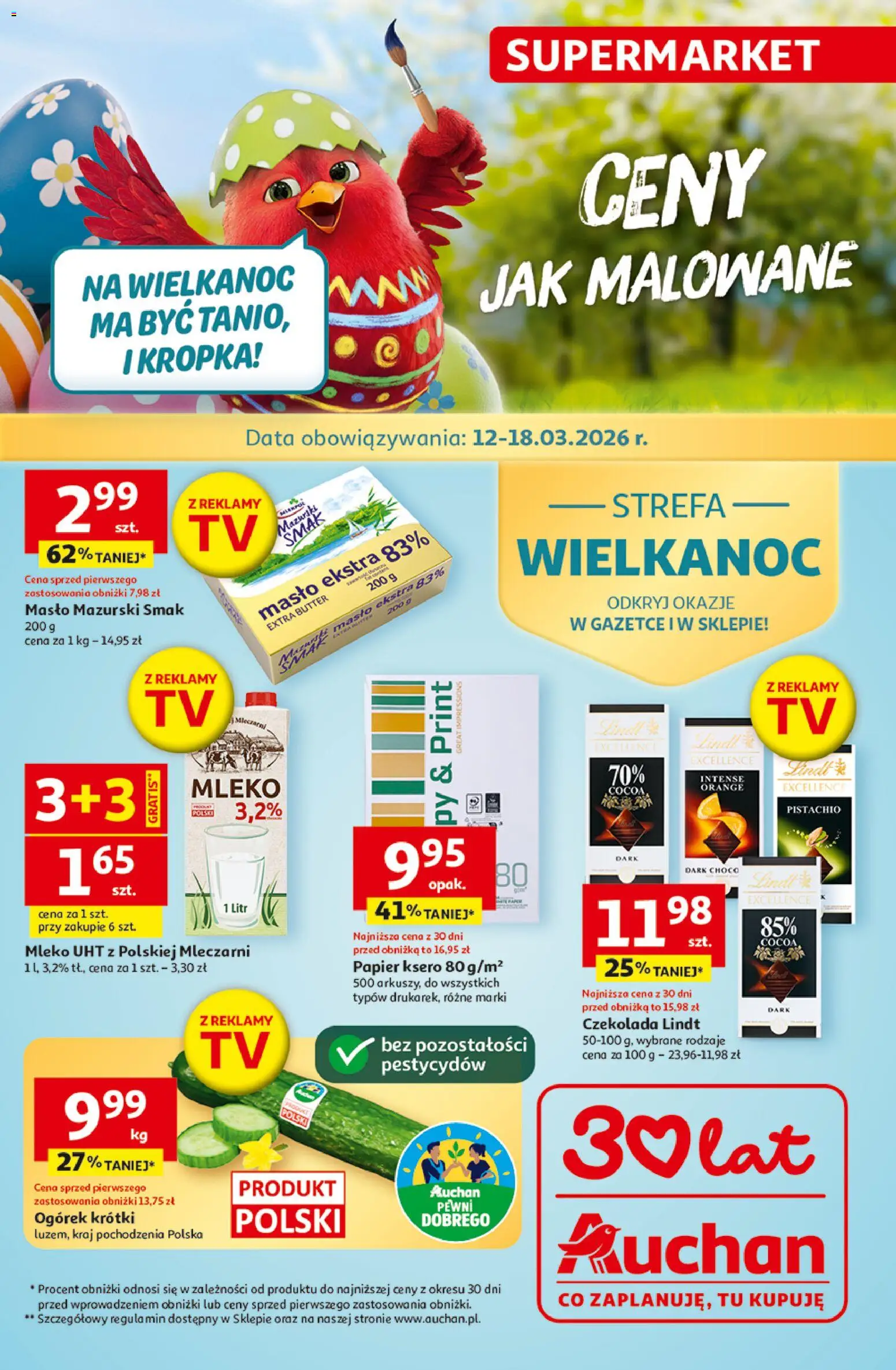 Auchan gazetka - strona 1- ważny od 12.03.2026