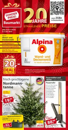Vorschau Sonderpreis Baumarkt Prospekt 	 gültig ab 29.11.2025