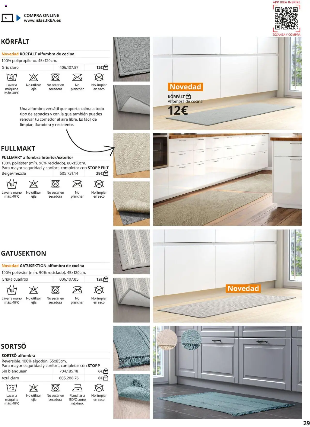 Catálogo IKEA Alfombras - Página de 29 - Válido desde 01/09/2025
