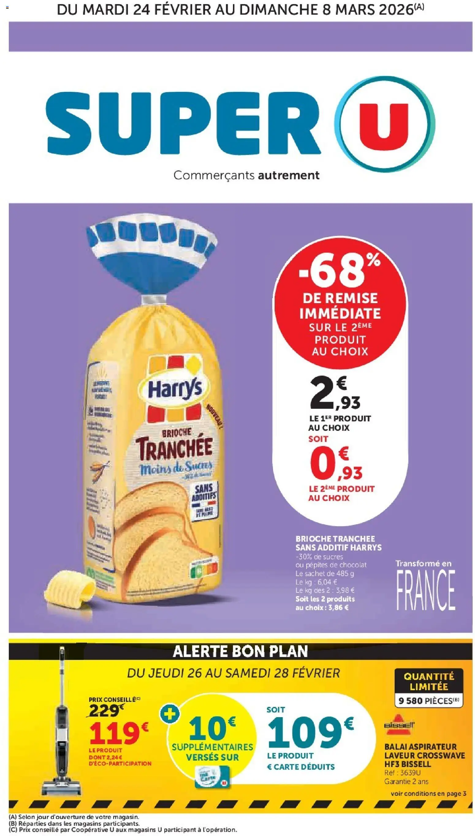 Super U catalogue - page 1 - valable à partir du 24/02/2026