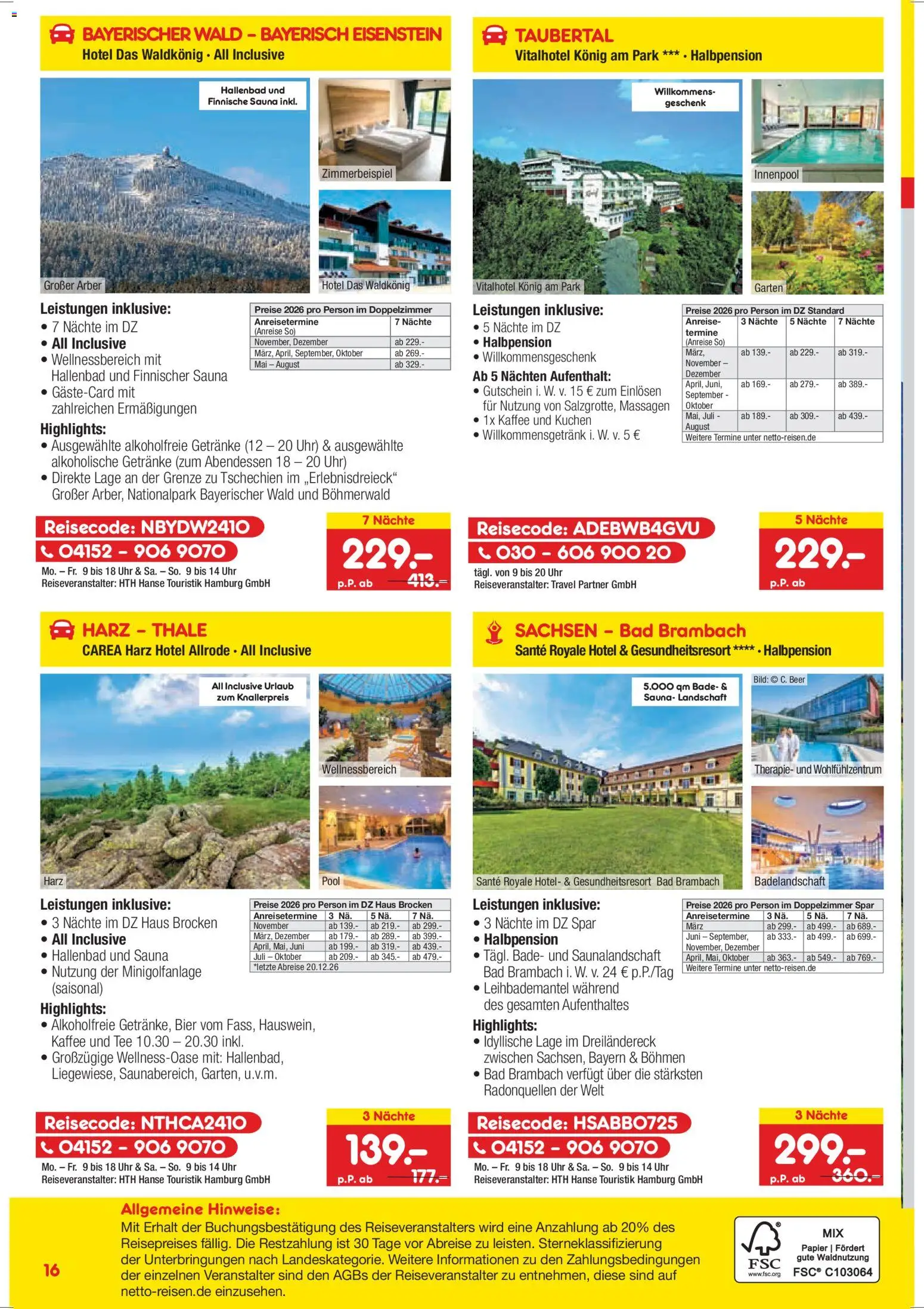 Netto Reisen Prospekt 	 - Seite 16 - gültig ab 26.02.2026