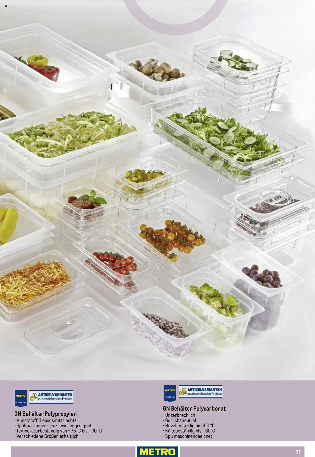 Metro Non Food Sortiment - Seite 77 - gültig ab 01.10.2025