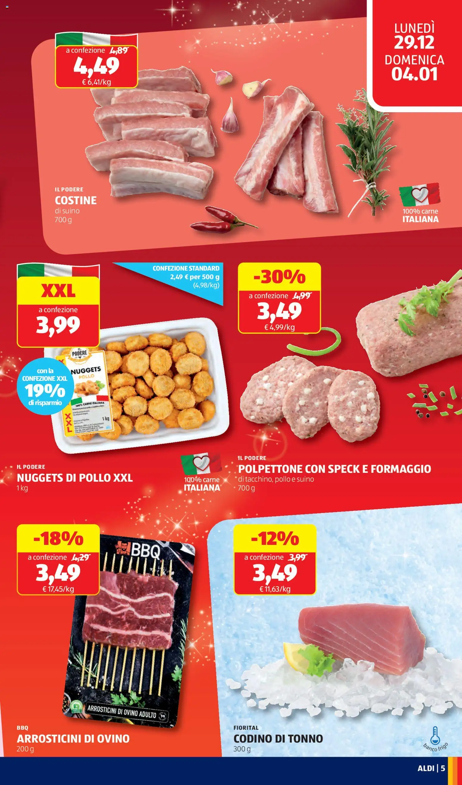 Volantino Aldi	 - pagina 5 - valido dal 29/12/2025