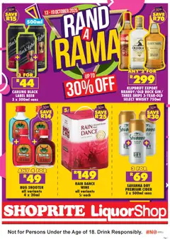 Preview Shoprite Specials valid from 13/10/2025