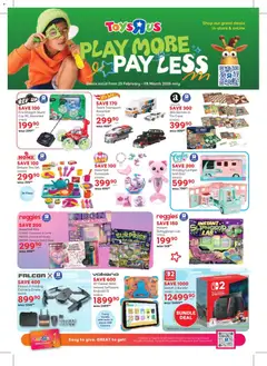 Preview Toys R Us Play More Pay Less Specials valid from 25/02/2026