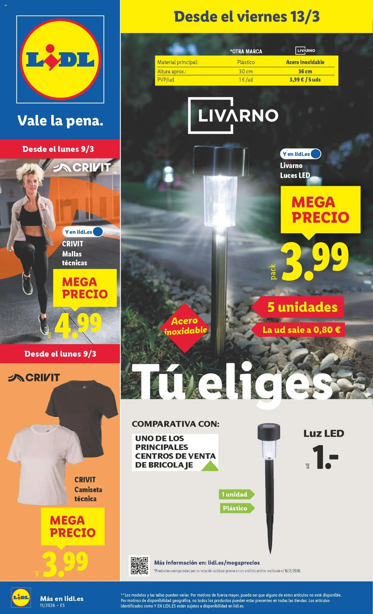 Lidl folleto de bazar - Página de 1 - Válido desde 09/03/2026