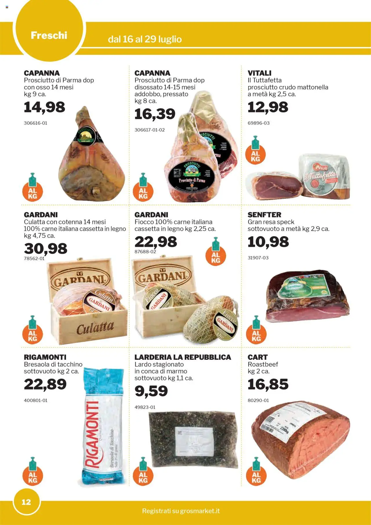 Volantino Sogegross	 - pagina 12 - valido dal 16/07/2025