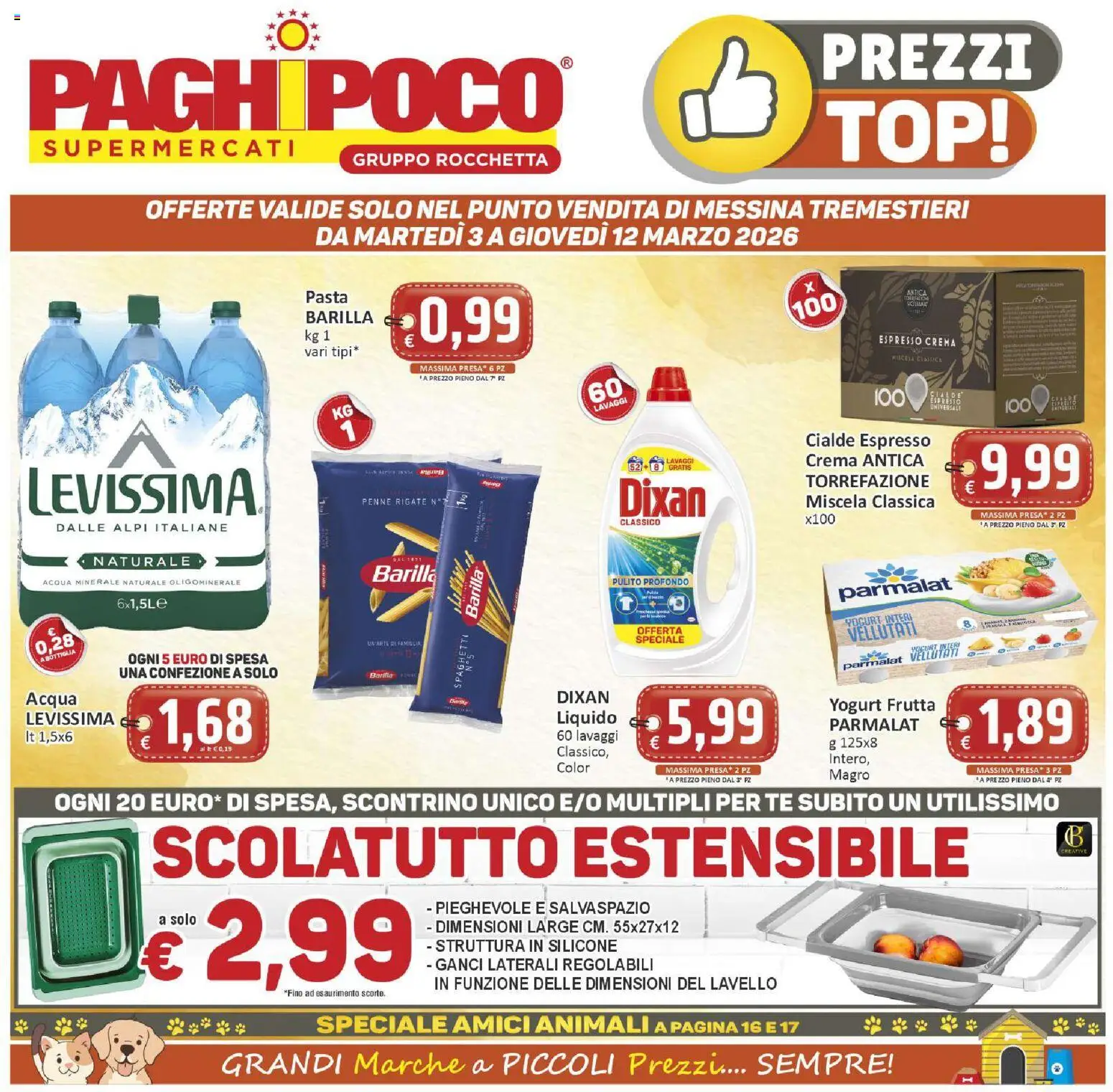 Paghi Poco volantino Messina Tremestieri - pagina 1 - valido dal 03/03/2026