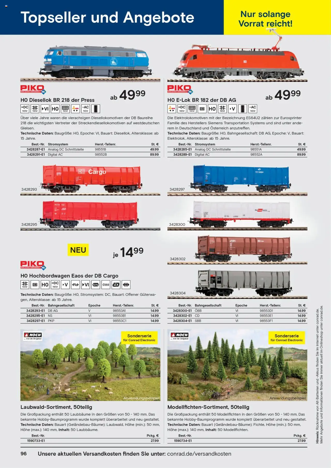 Conrad  Modellbahn Katalog - Seite 100 - gültig ab 25.08.2025