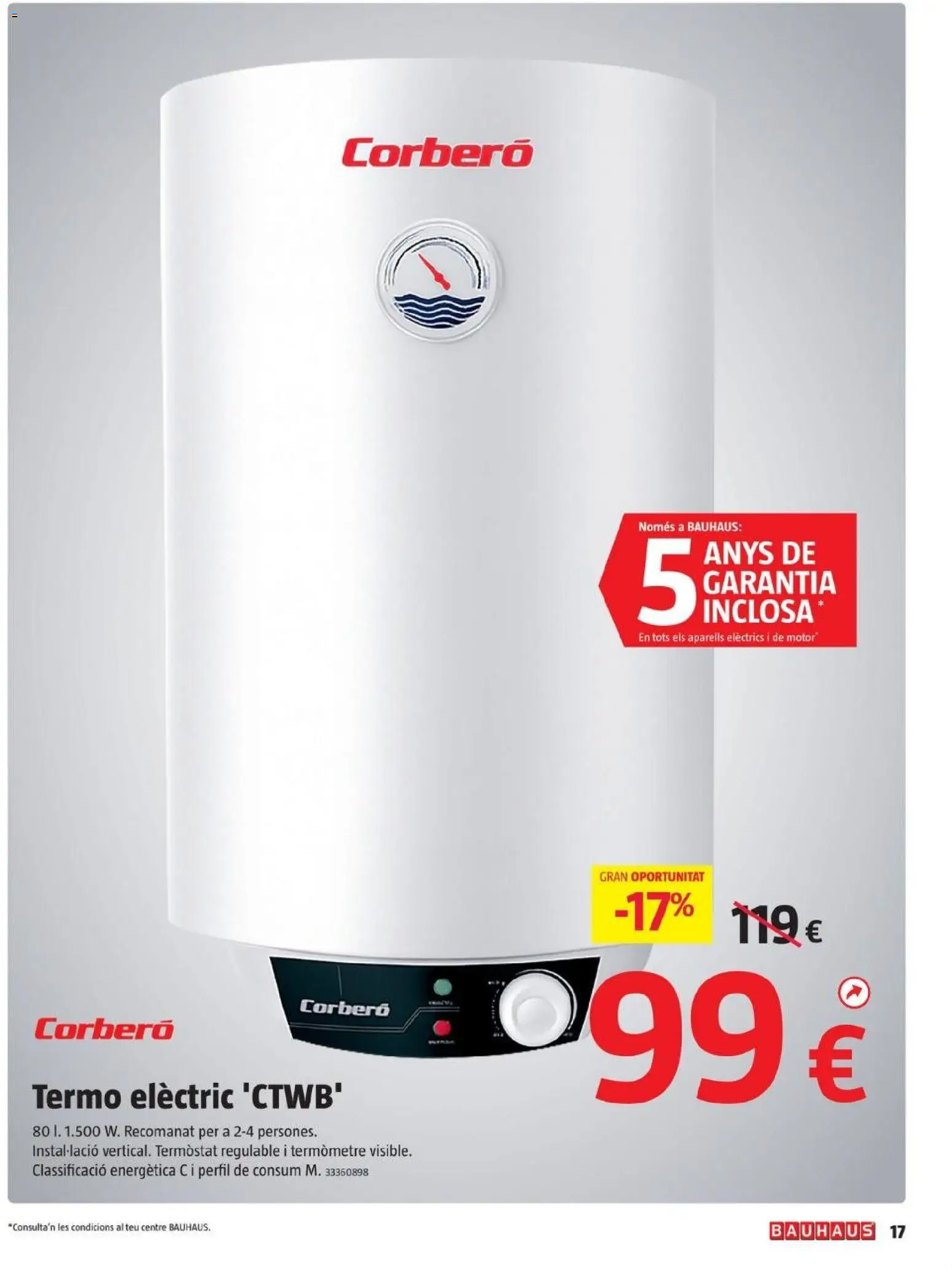 Bauhaus folleto Cat - Página de 17 - Válido desde 17/11/2025