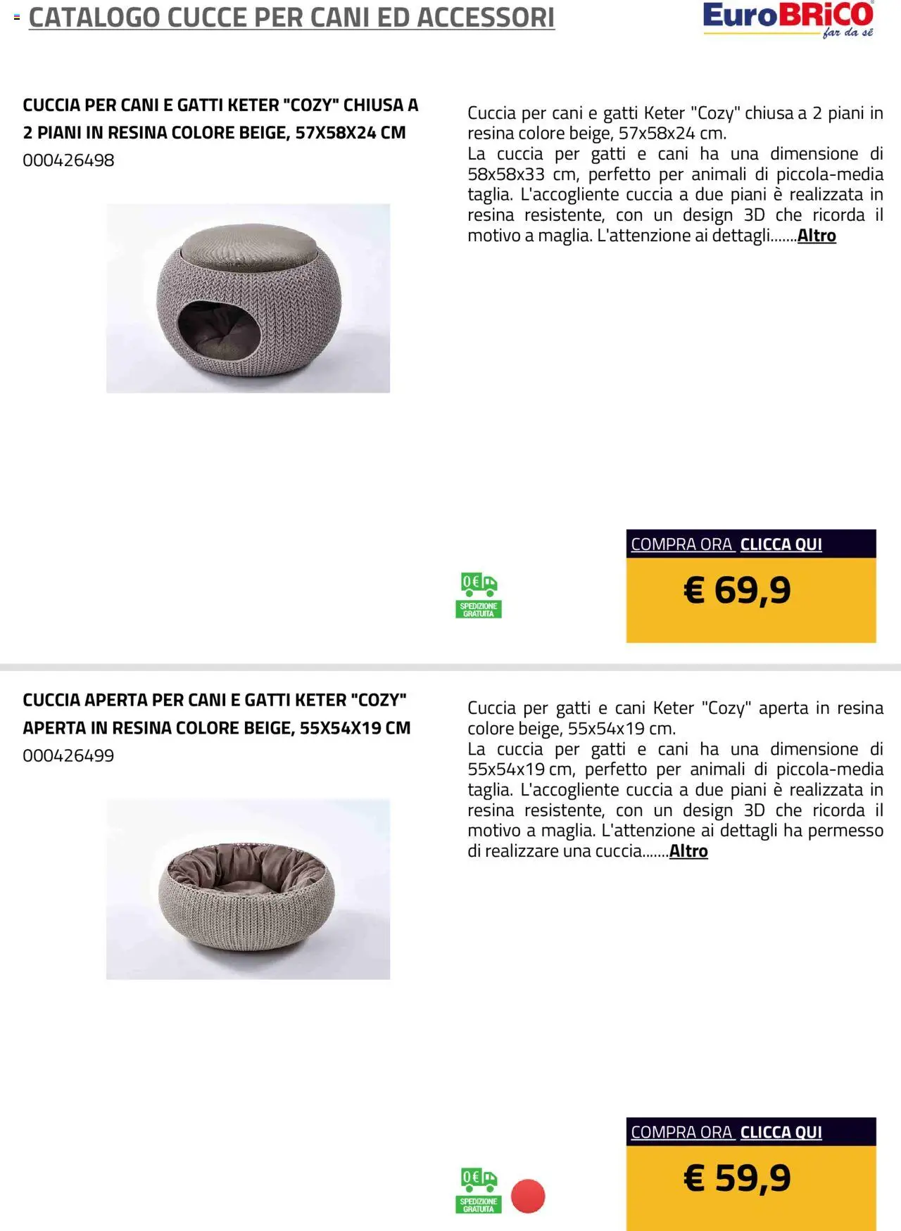 Eurobrico Cucce catalogo - pagina 32 - valido dal 15/07/2025