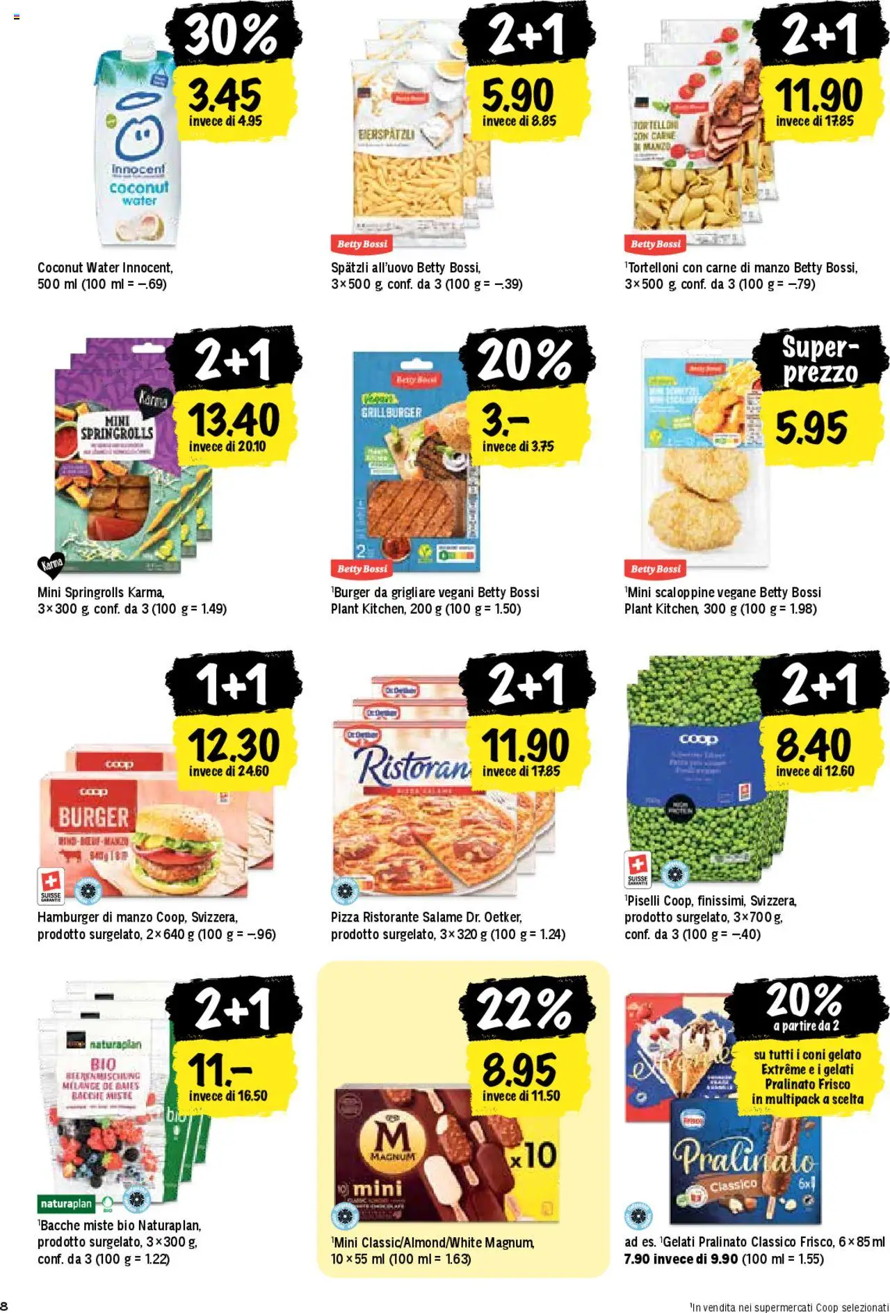 Coop Una settimana di azioni - Seite 8- gültig ab 17.07.2025