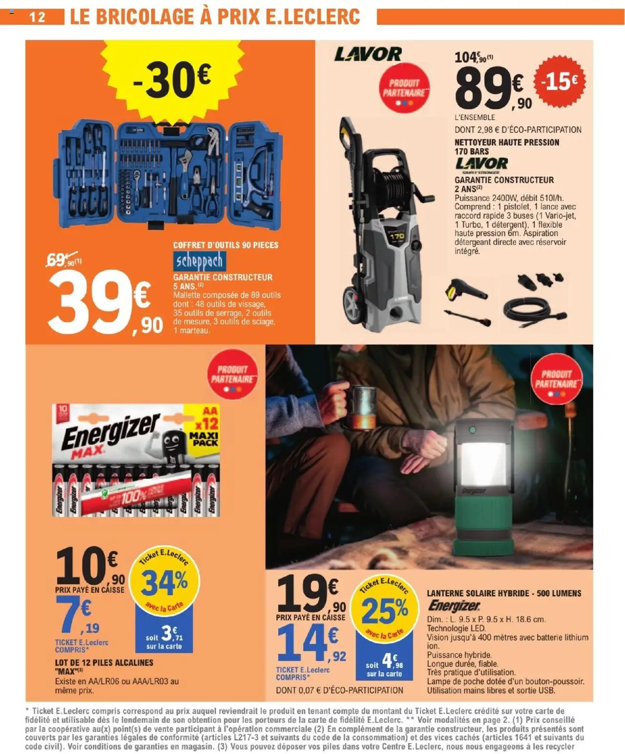 E.Leclerc catalogue semaine 29 - page 12 - valable à partir du 15/07/2025