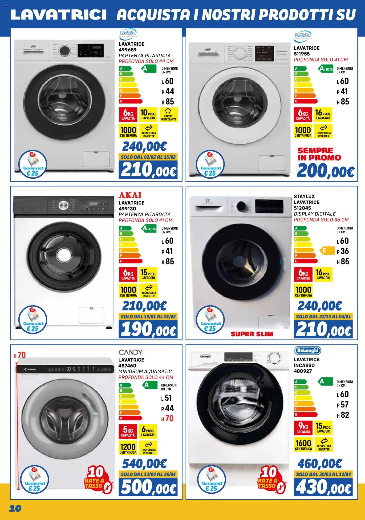 Orizzonte Elettrodomestici catalogo - pagina 10 - valido dal 01/11/2025