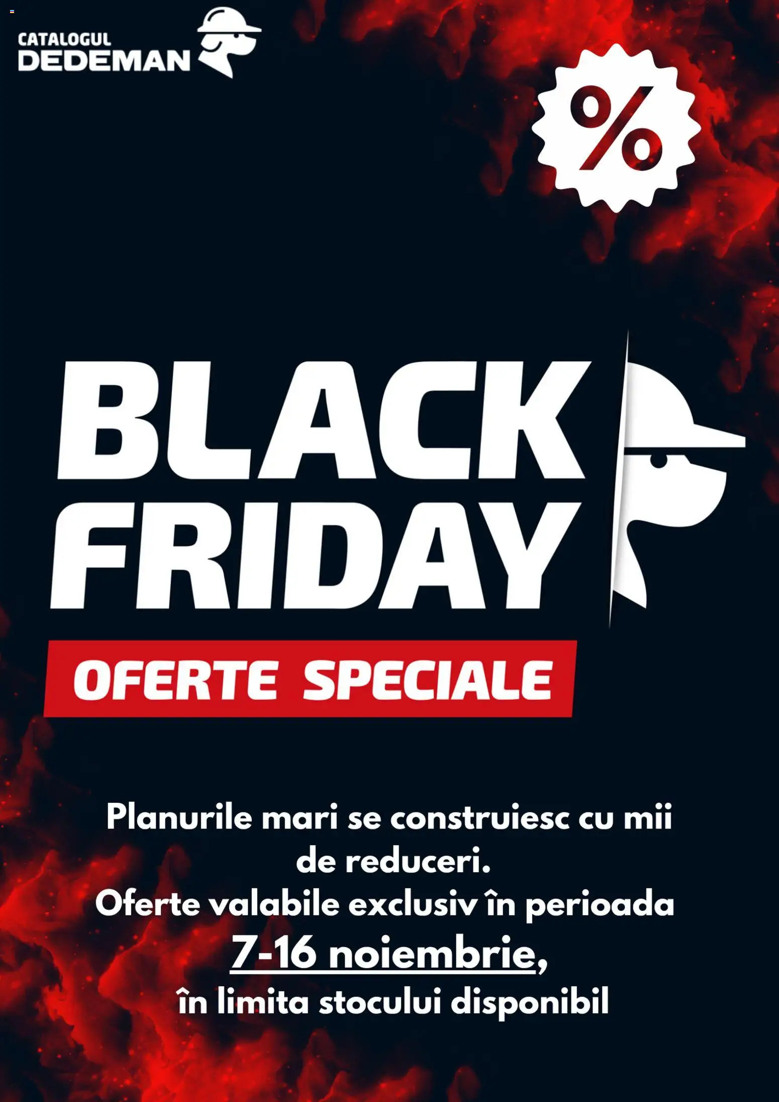 Dedeman Black Friday - pagina 1- valabil de la 07.11.2025