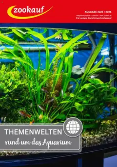 Vorschau zookauf Themenkatalog Aquaristik gültig ab 01.10.2025
