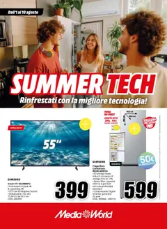 Anteprima Volantino Media World	 valida dal 01/08/2025