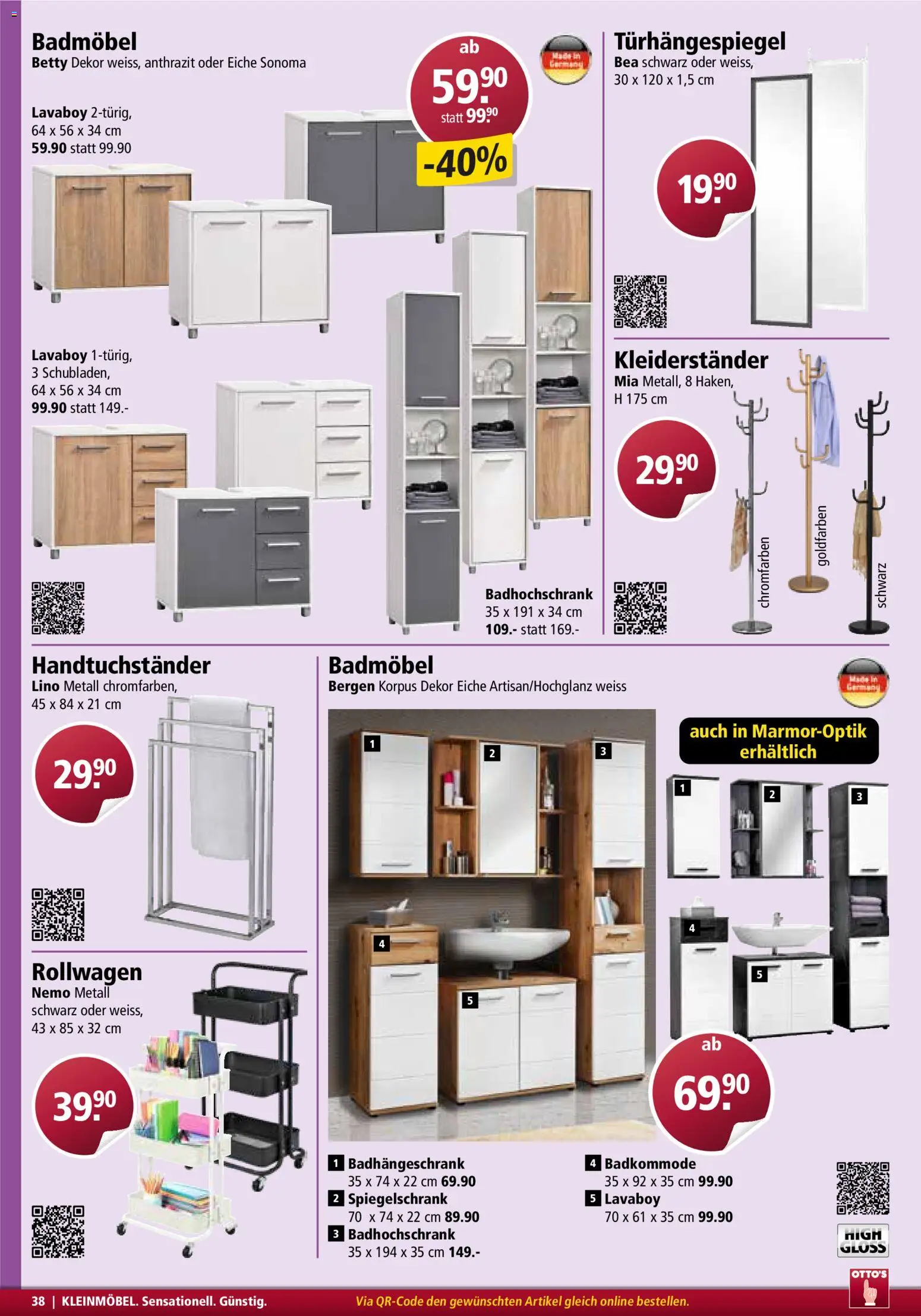 Otto's Aktionen Möbelflyer - page 38- valid from 01.03.2026