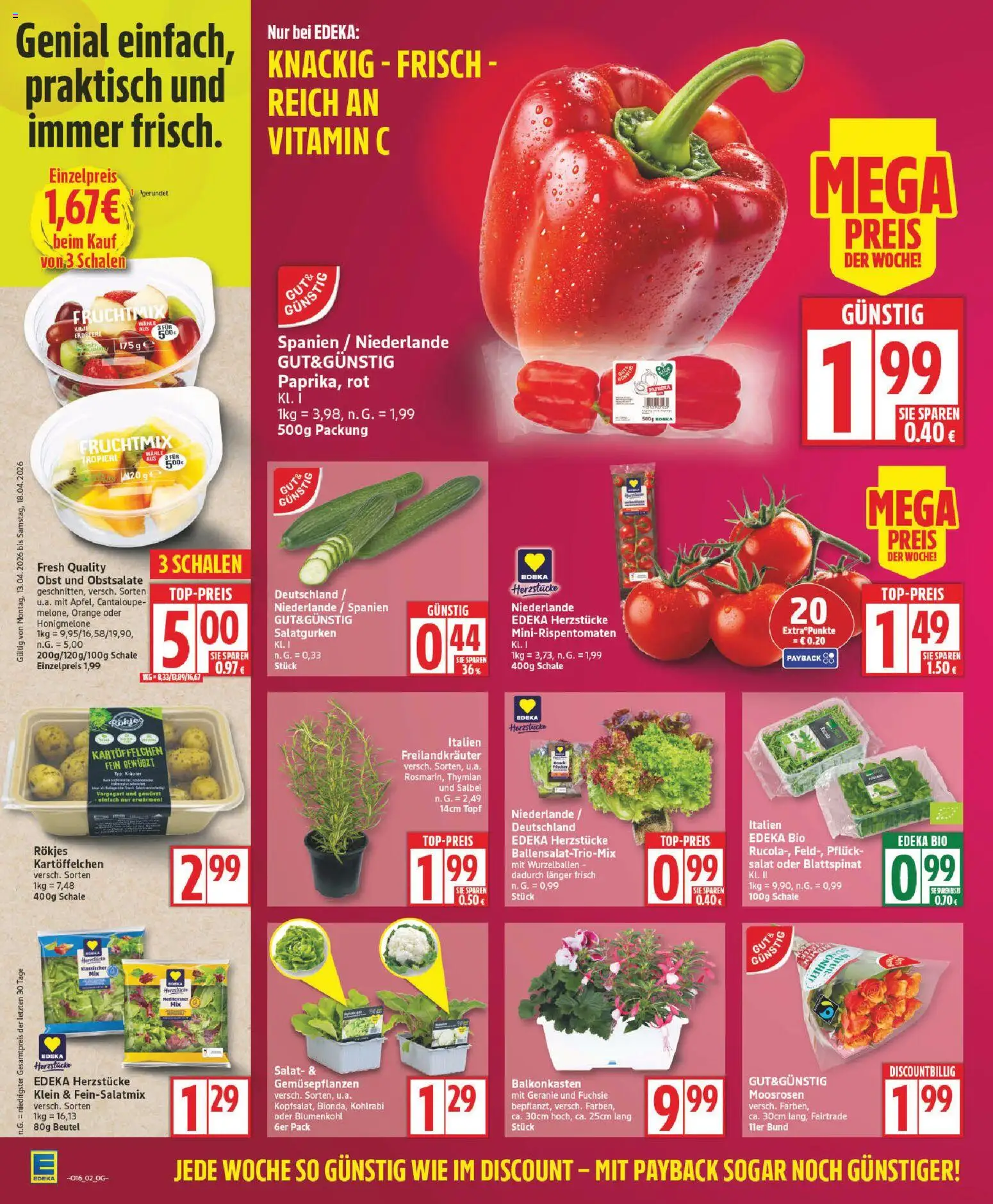 Edeka Prospekt 	 - Seite 2 - gültig ab 13.04.2026