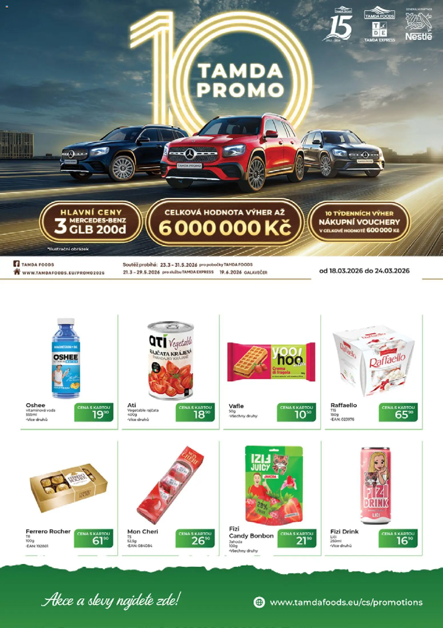 Tamda Foods leták - strana 1- platný od 18.03.2026
