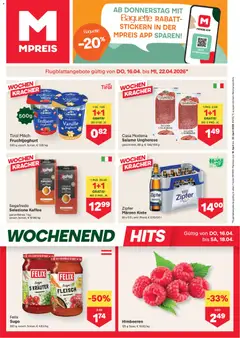 Vorschau MPREIS Flugblatt gültig ab 16.04.2026