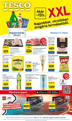 Előnézet Tesco Hipermarket - Akciós újság  érvényes 2025.07.31.-tól