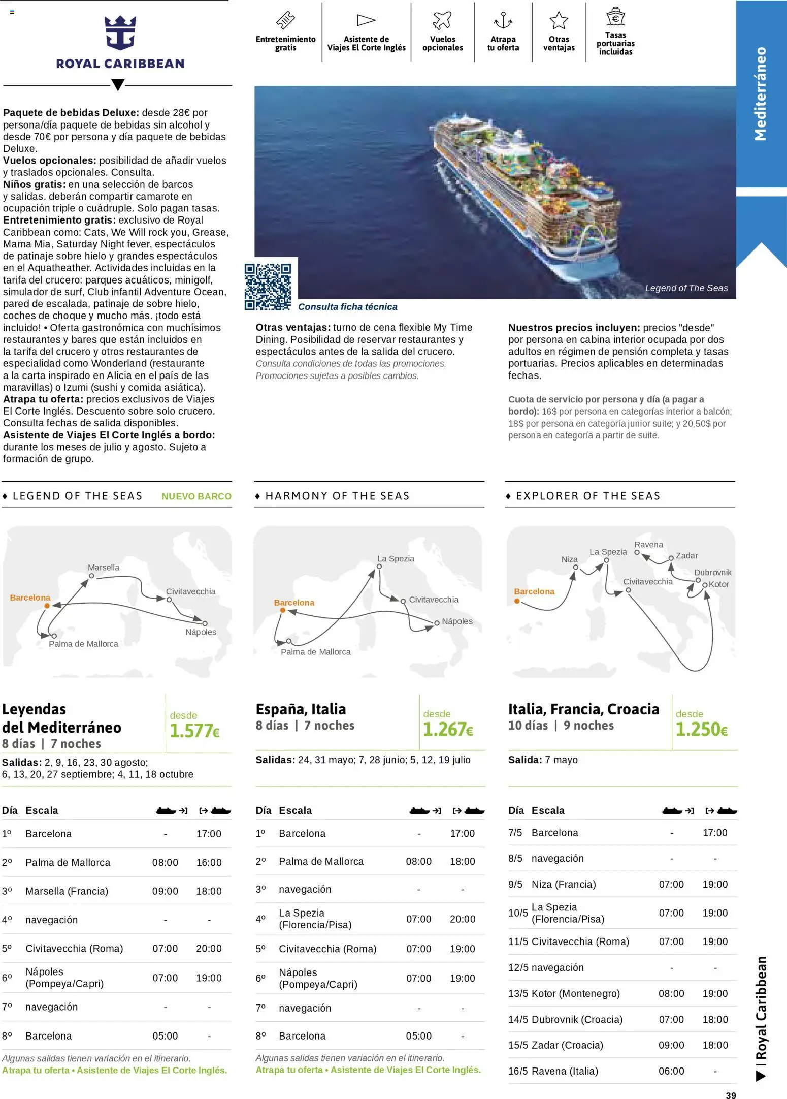 Viajes El Corte Inglés Cruceros marítimos - Página de 40 - Válido desde 01/01/2026