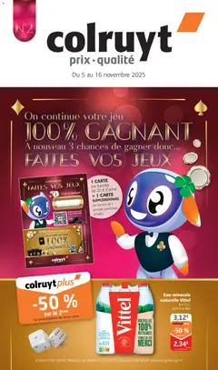 Aperçu Colruyt catalogue valable à partir du 05/11/2025